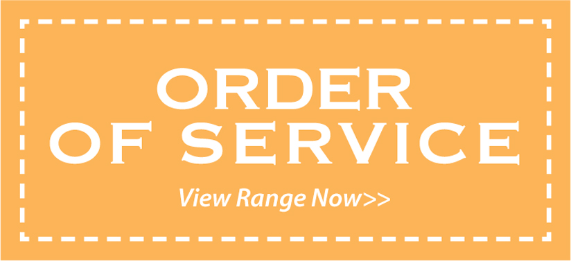 Wedding Order of Service