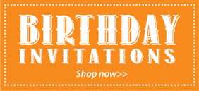 Birthday Invitations - Shop Now